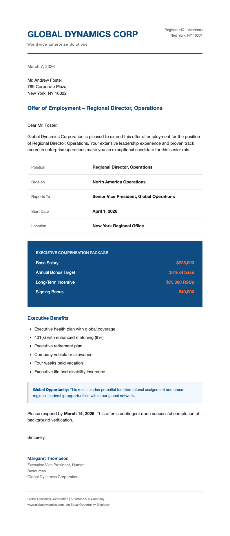 Global enterprise blue